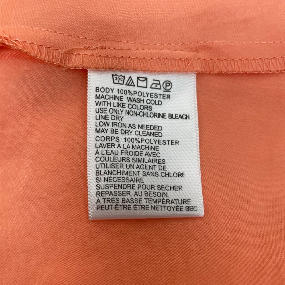 Urban Outfitters Silence + Noise Skirt 6 Ashton Double Layer Peach Orange Mini - Picture 12 of 12